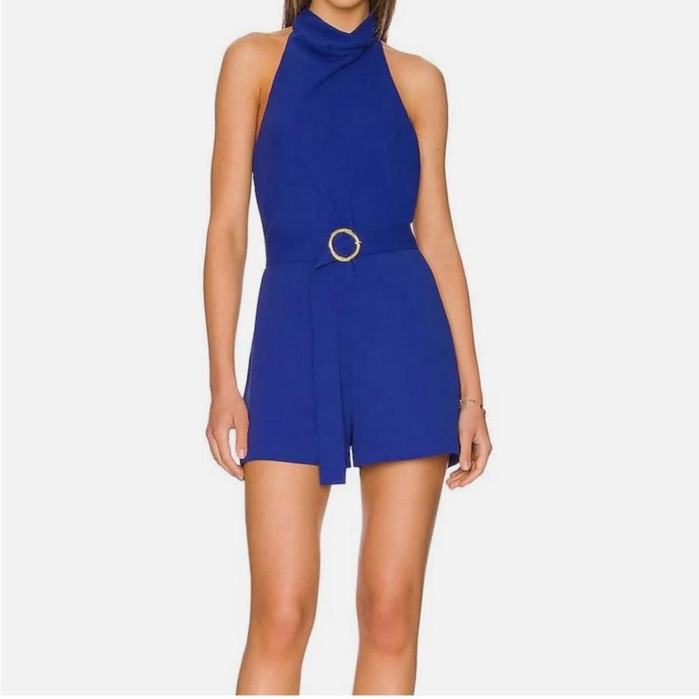 Elegant Blue Sleeveless Dress